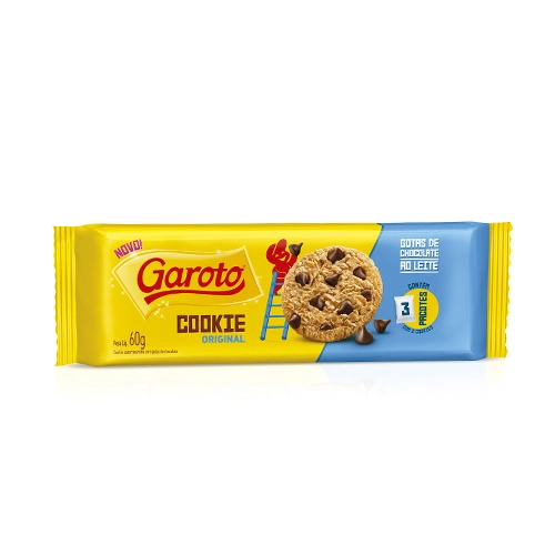 Biscoito Cookie Original Garoto Pacote 60g