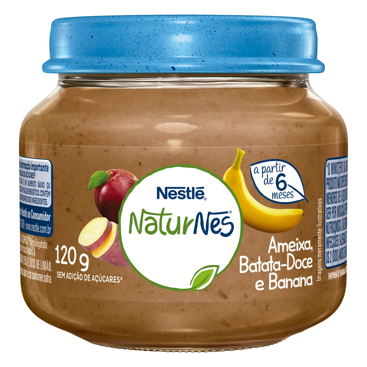 Alim Inf Nestle Ameixa, Batata Doce E Banana 120g Cx 6.0
