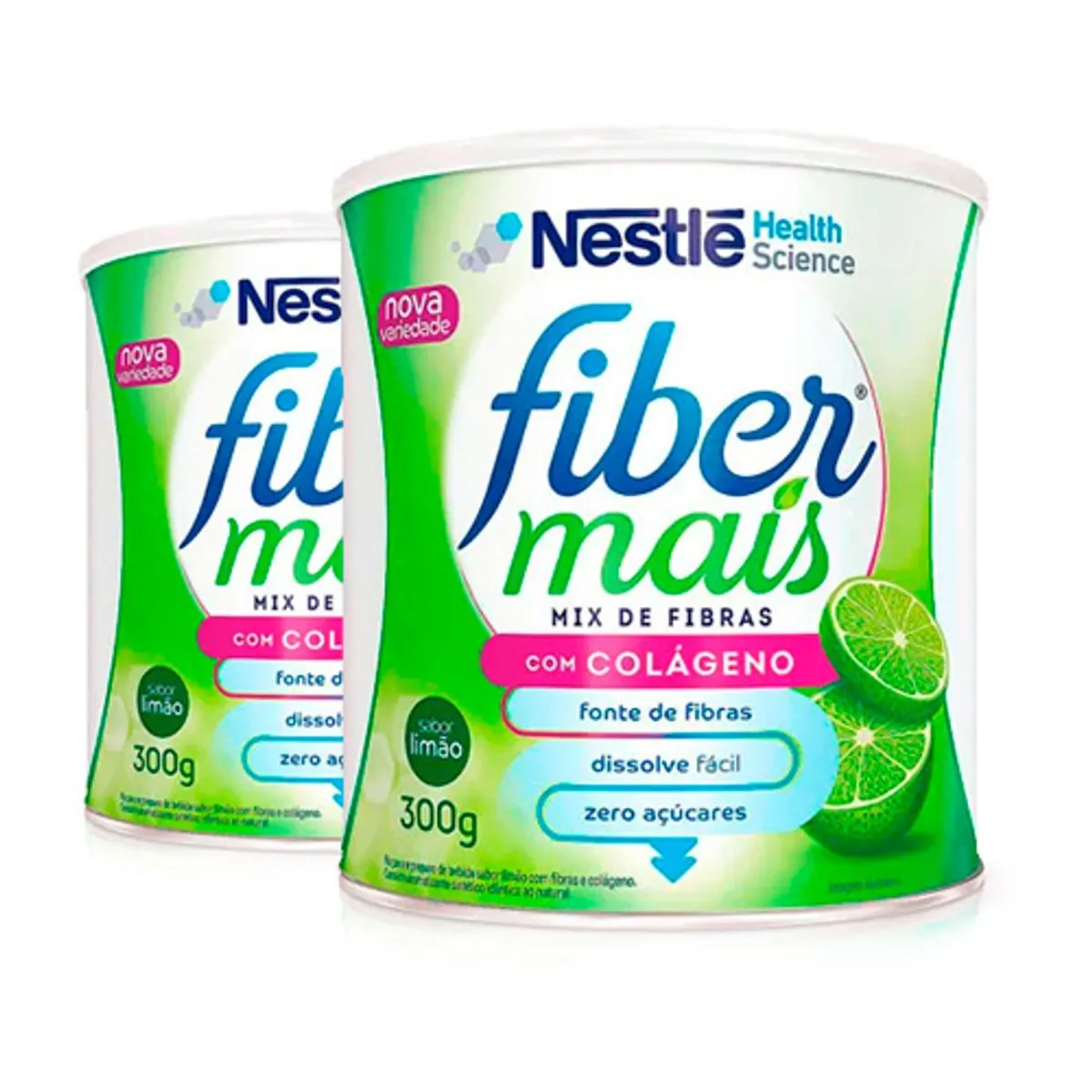 Regulador Intestinal Limão Fiber Mais Lata 300g