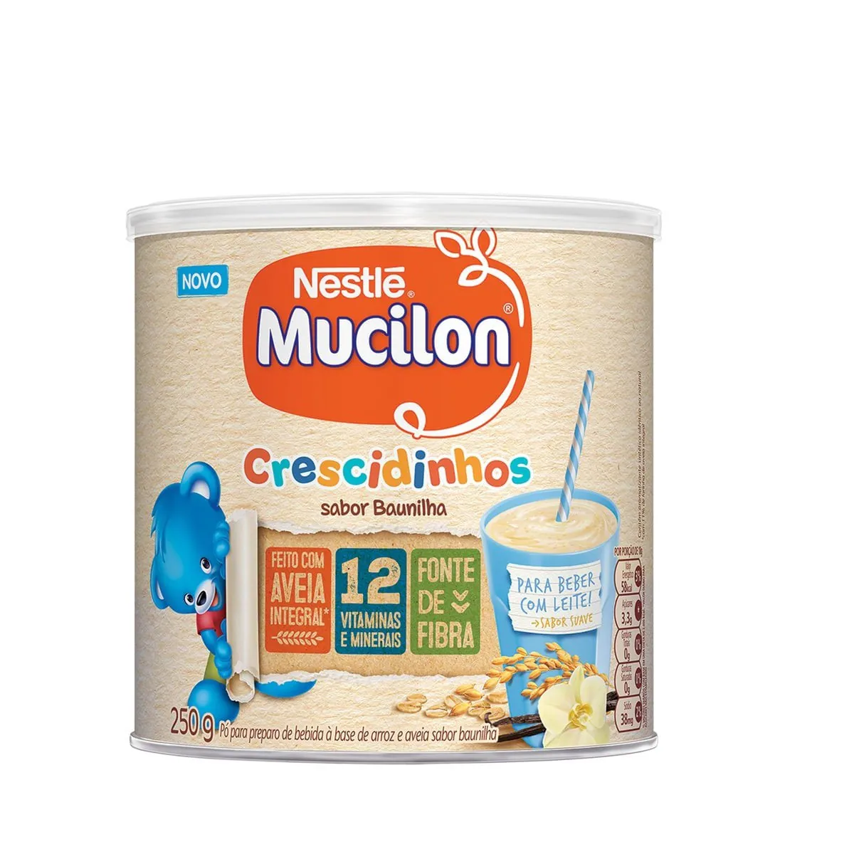 Mucilon Crescidinhos Nestle 250g Lt Baunilha
