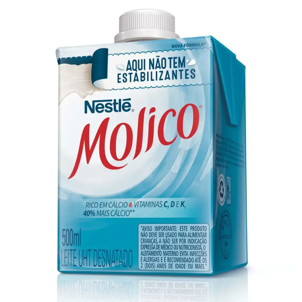 Leite L V Molico 500ml Desnatado