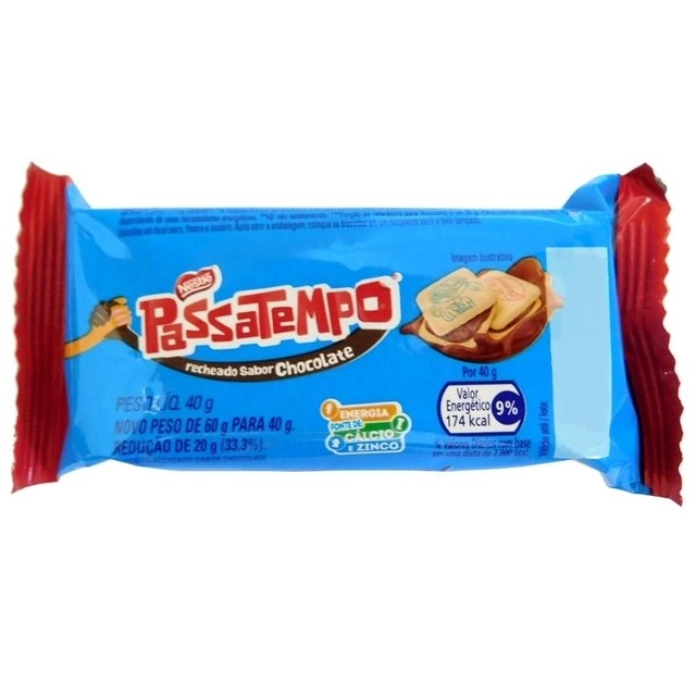 Biscoito Passatempo Chocolate 40g