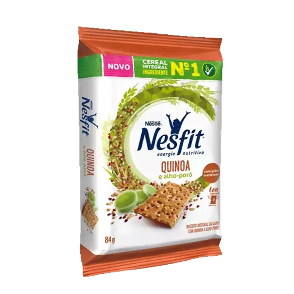 Bisc.nestle Nesfit 84g Quinoa/alho Poro