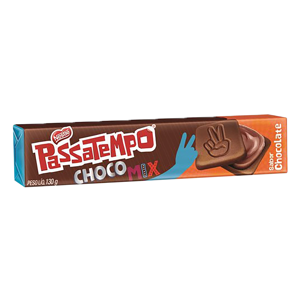 Bisc Passatempo Rech 130g Chocolate/chocolate Cx 70.0