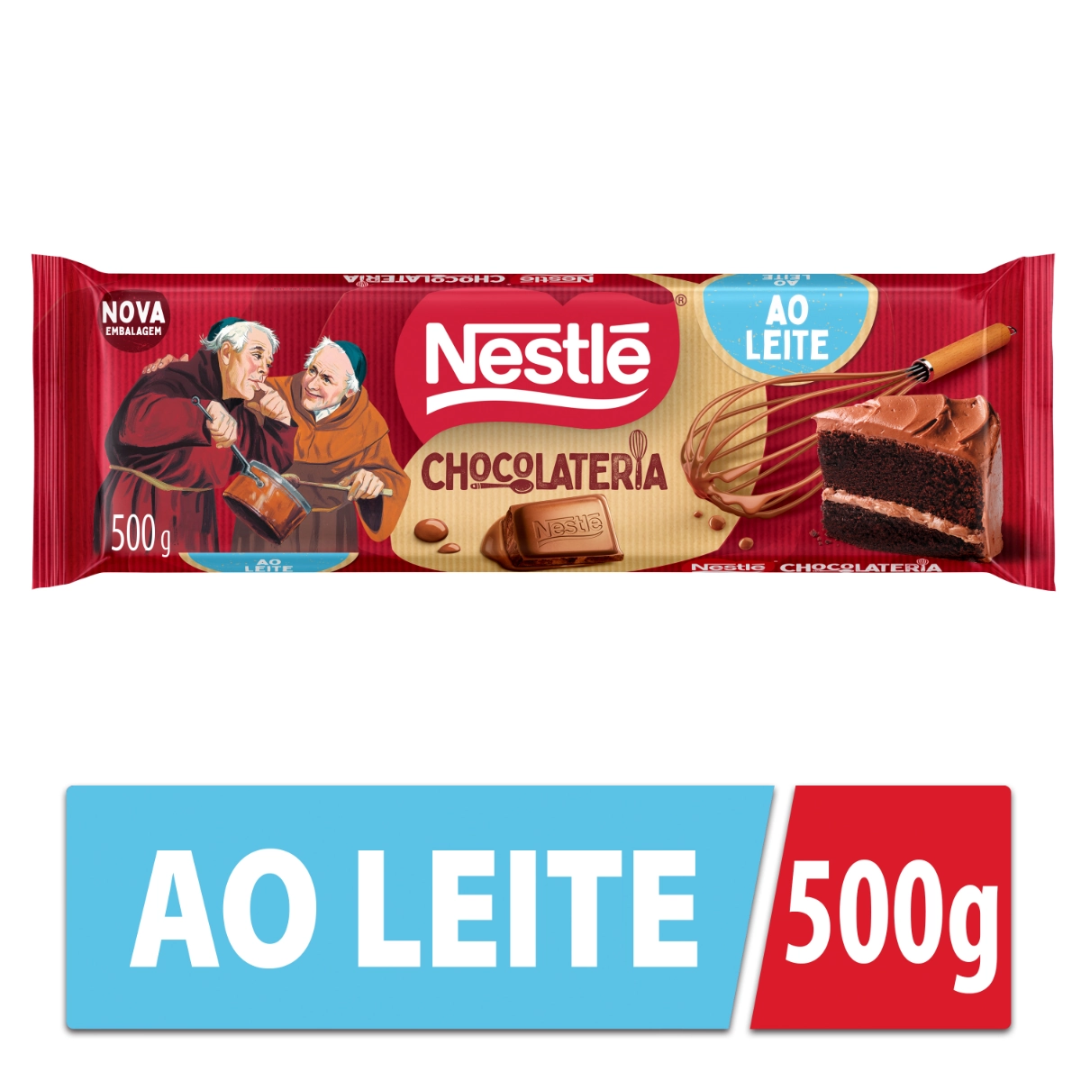 Chocolate para Cobertura NESTLÉ ao Leite 500g