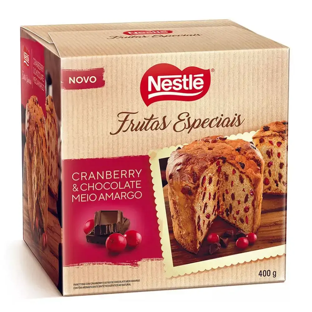 Panettone Nestle 400g Frutas Especiais Cranberry