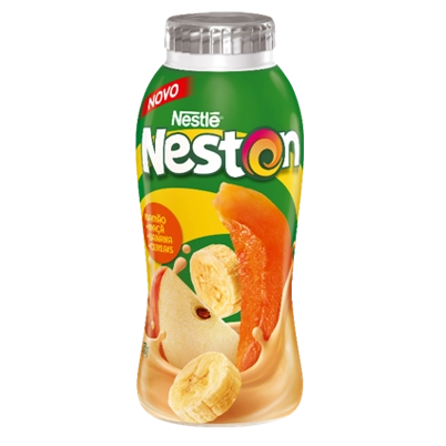 Iogurte Parcialmente Desnatado Mamão, Maçã, Banana E Cereais Neston 3 Cereais Frasco 170g