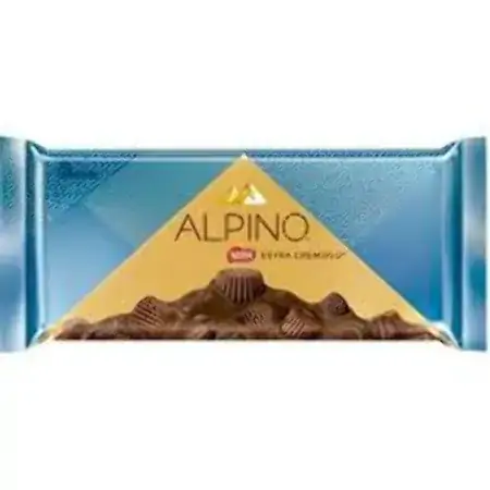 Chocolate Ao Leite Extracremoso Alpino Pacote 90g