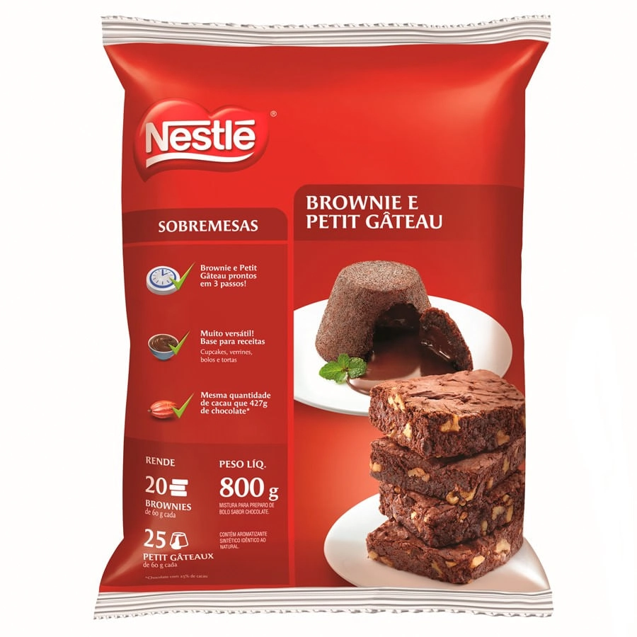 Insumo Mist Brownie Pc 800gr Choc