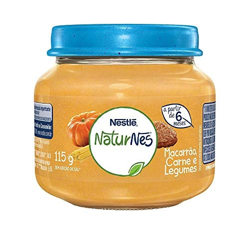 Papinha Nestlé De Macarrão, Carne E Legumes