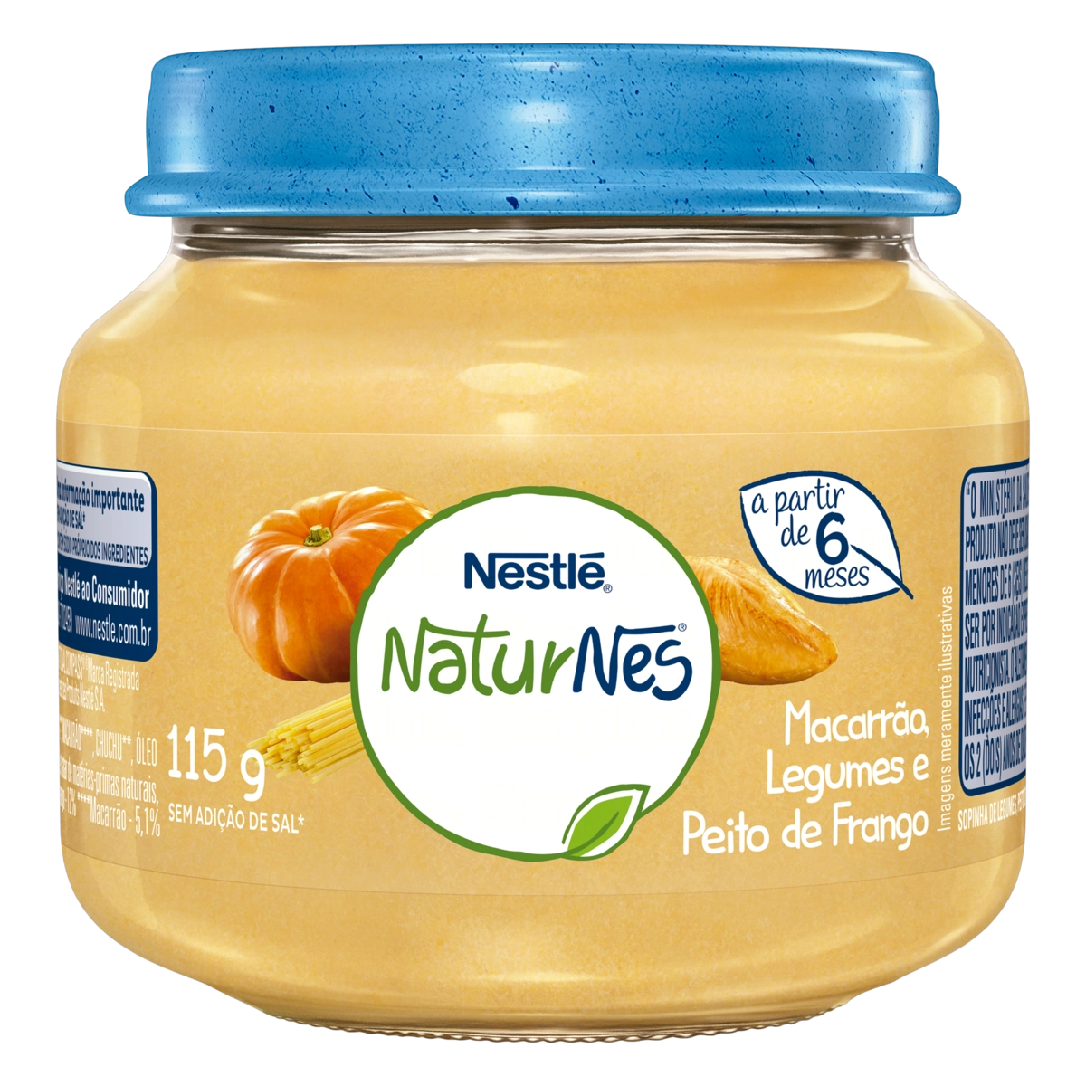 Nestlé Peito De Frango Com Legumes E Macarrão