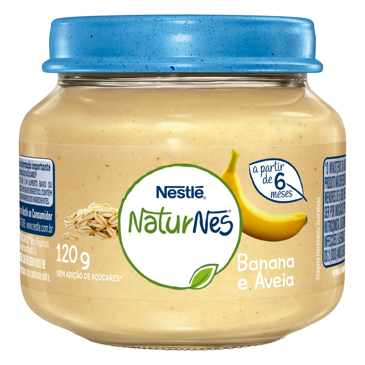 Papinha Nestlé De Banana Com Aveia
