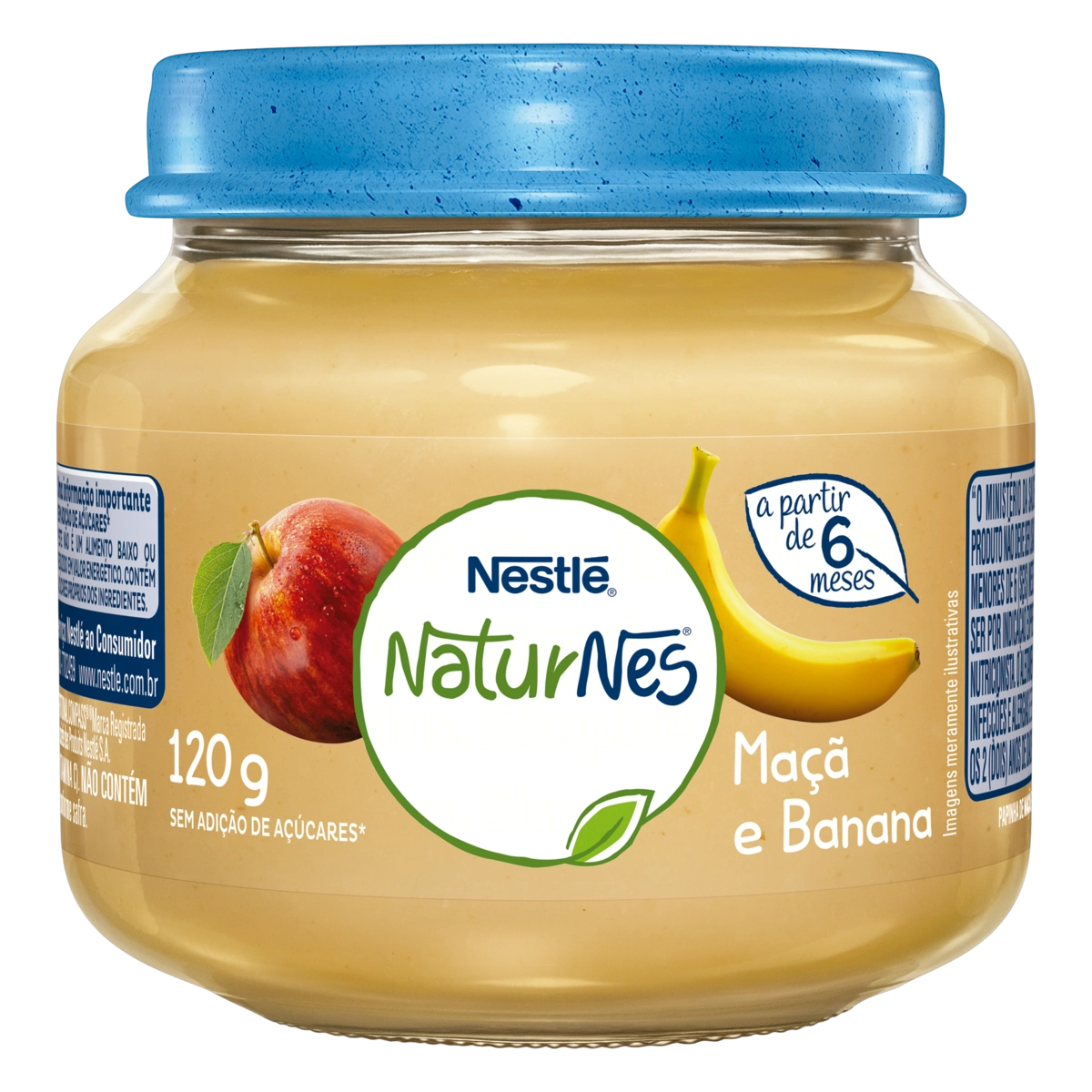 Papinha Nestlé De Banana E Maçã