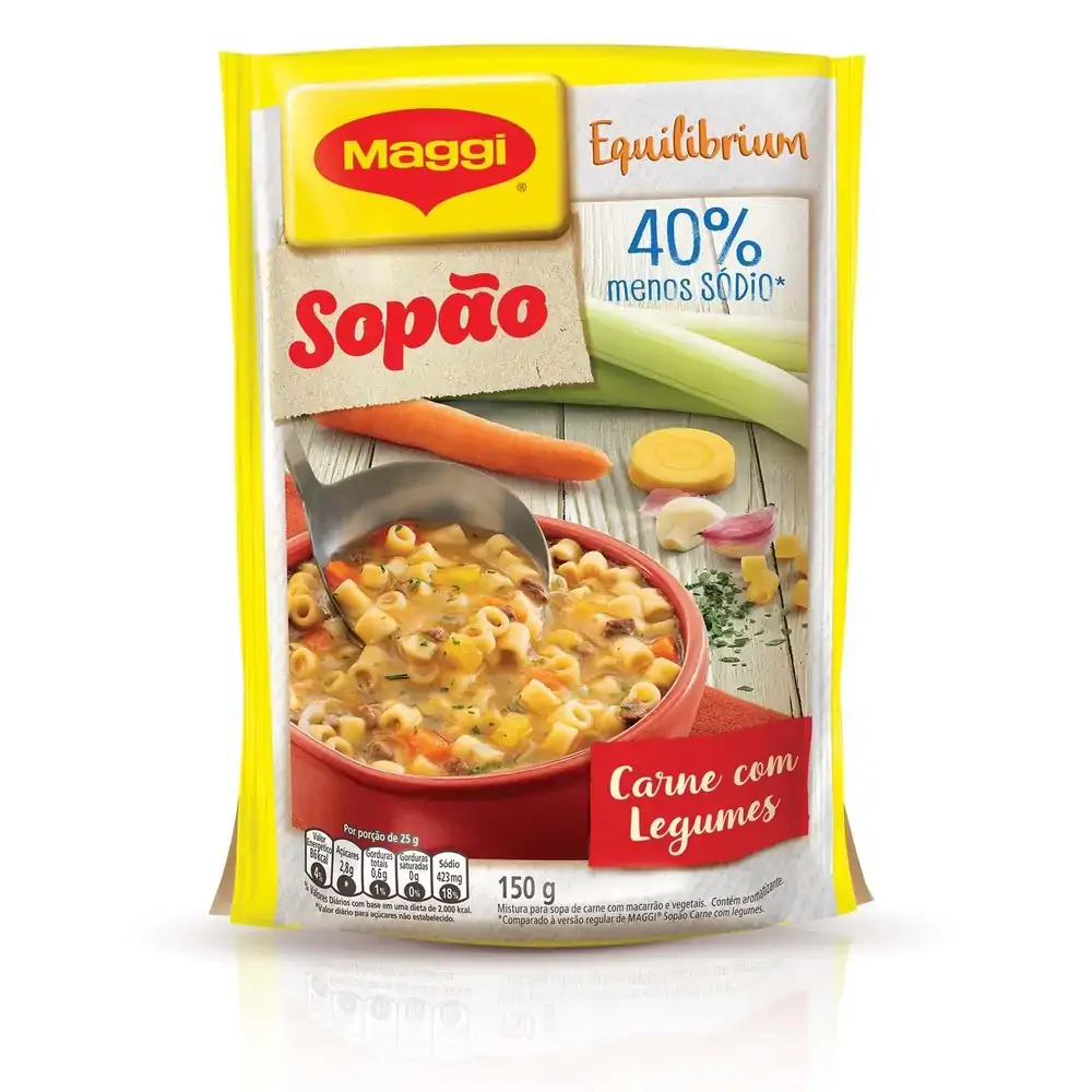 Maggi Sopao Car Menos Sodio 24x150g Br