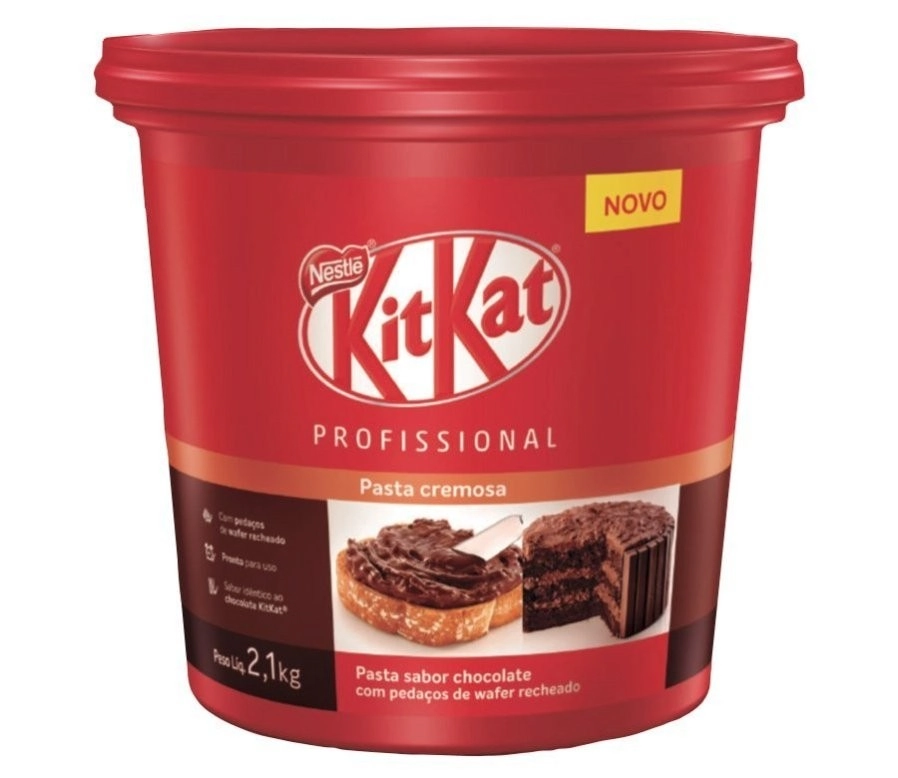 Recheio Para Bolo Kitkat Nestle Profissional Pote 2,1kg