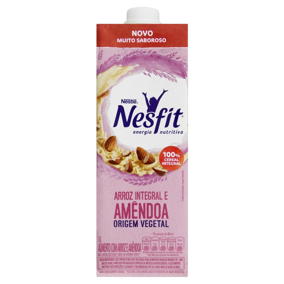 Leite Vegetal Nesfit Amendoa 1l Cx 12.0
