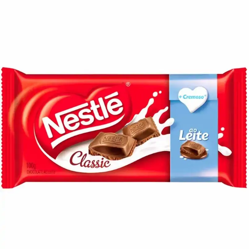 Choc.barra Nestle Classic 90g Ao Leite