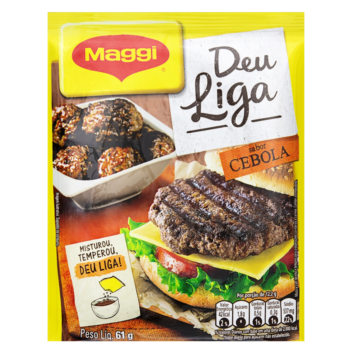 Tempero Pó Cebola Maggi Deu Liga Pacote 61g