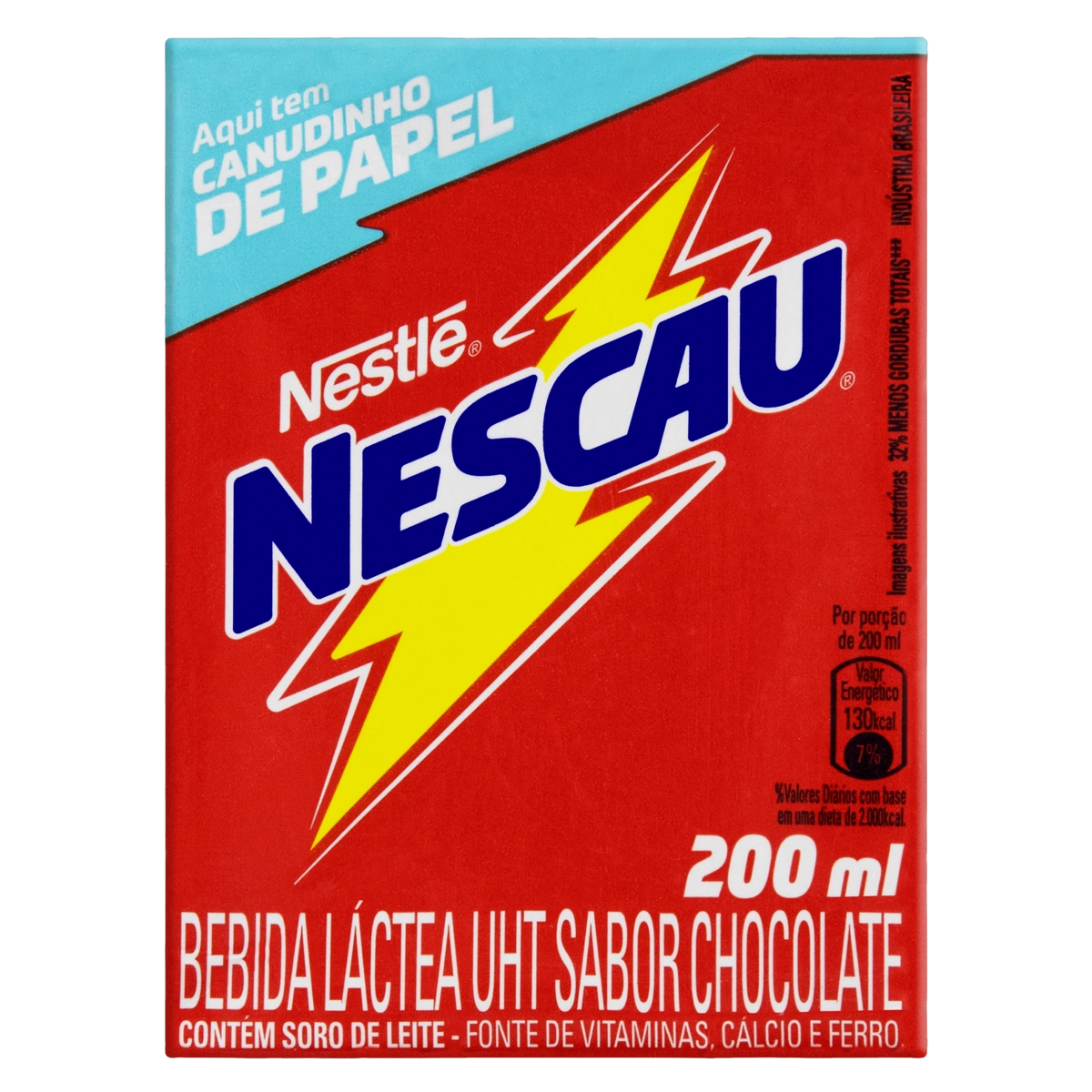 Bebida Láctea Uht Chocolate Nestlé Nescau Caixa 200ml