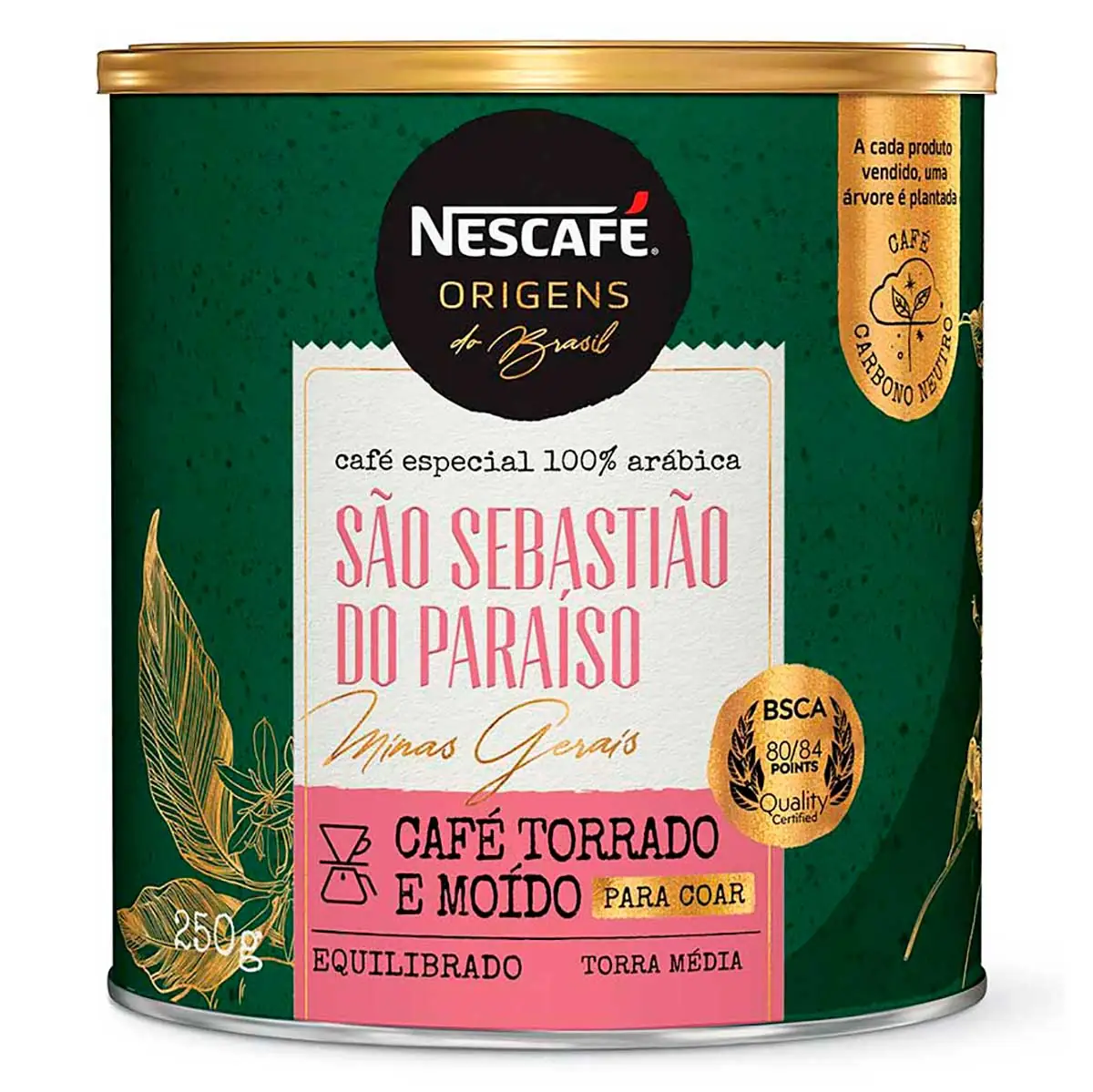 Café Torrado e Moído NESCAFÉ Origens São Sebastião do Paraíso 250g