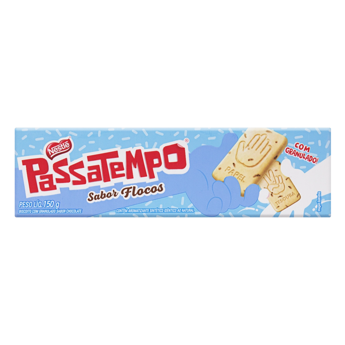 Biscoito Flocos Passatempo Pacote 150g