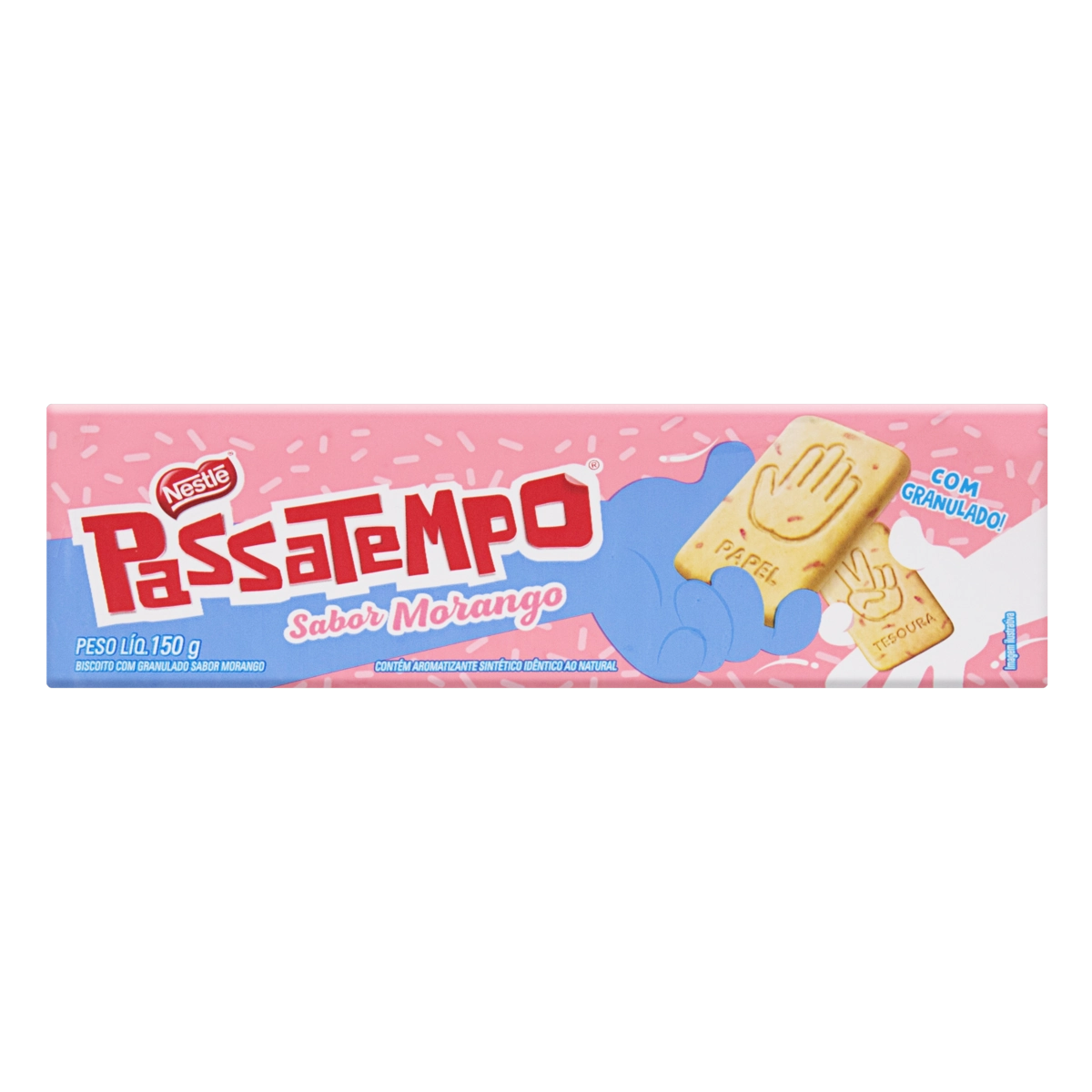 Biscoito Morango Passatempo Pacote 150g