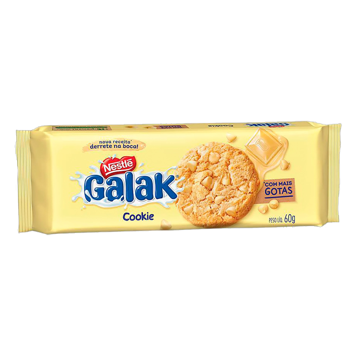 Biscoito Cookie Galak Nestlé Pacote 60g