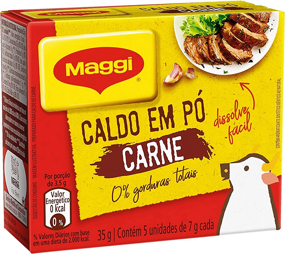 Temp De Carne Em Po Maggi 35g Cx 96