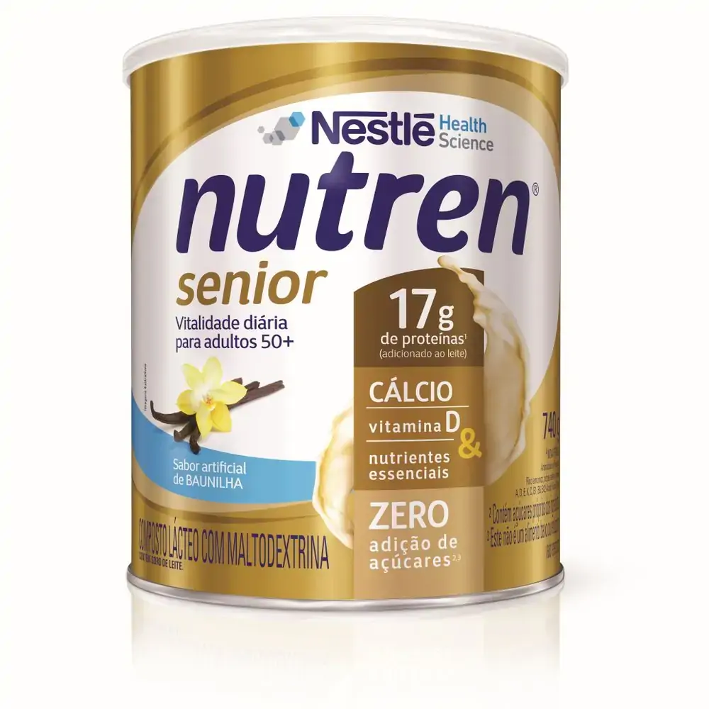 Nutren Senior Po Baunilha 740 G X 1