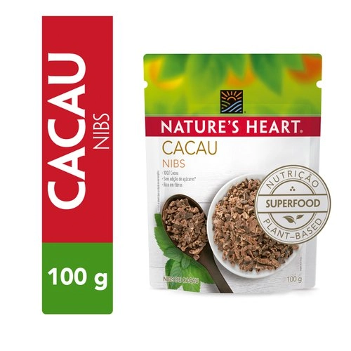 Nibs De Cacau Natures Heart Pouch 100g