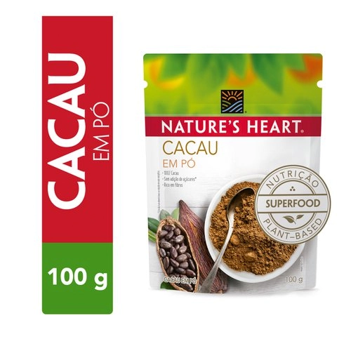 Cacau Em Pó Natures Heart Pouch 100g