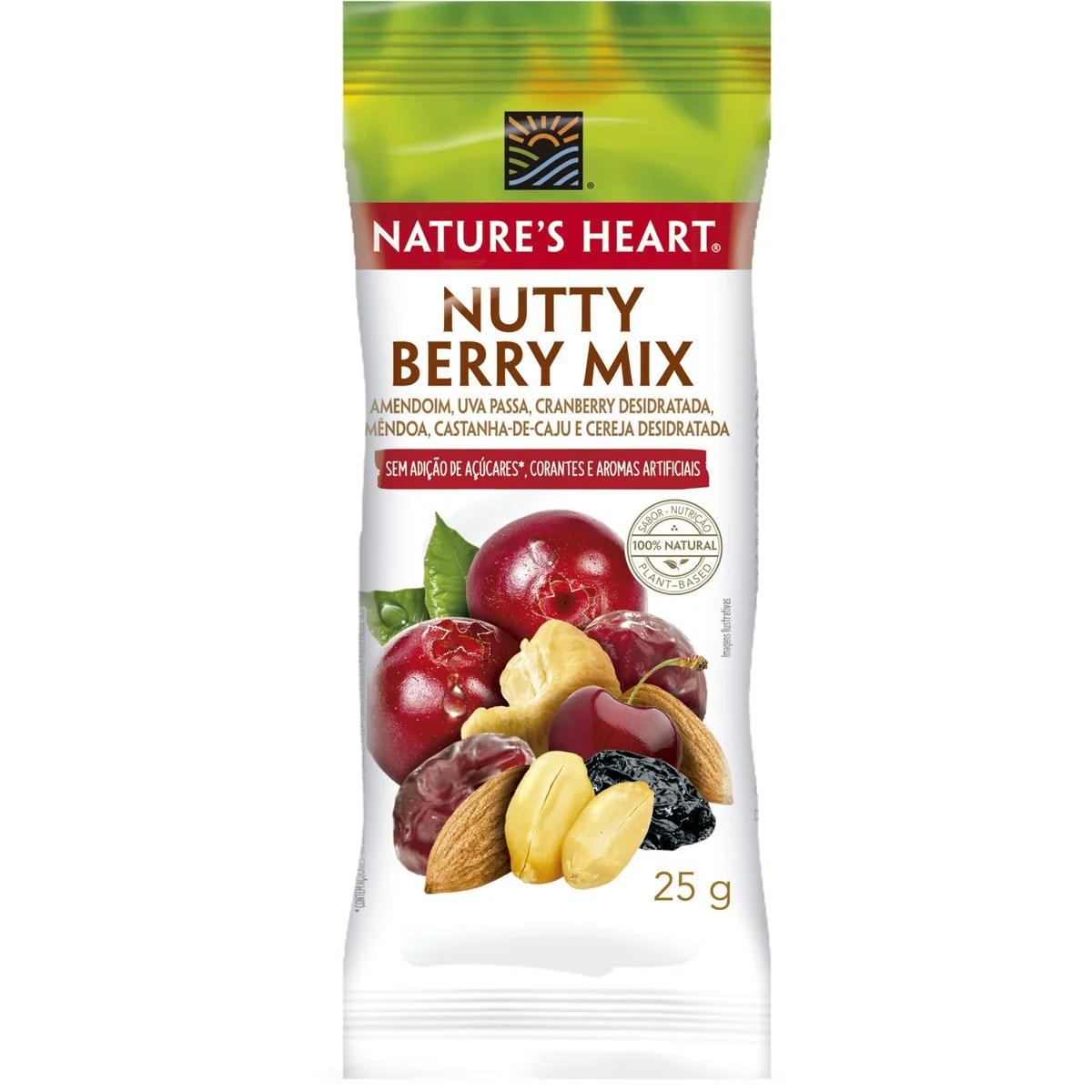 Snack Nature's Heart Nutty Berry Mix 25 g