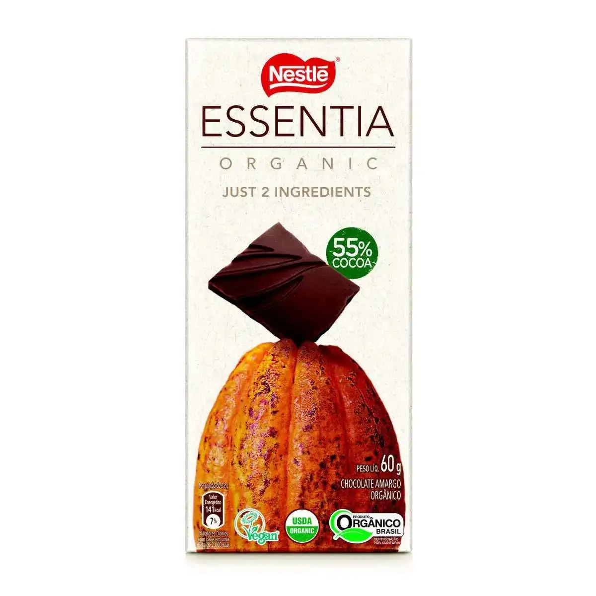 Choc.nestle 60g Essentia 55 Cacau