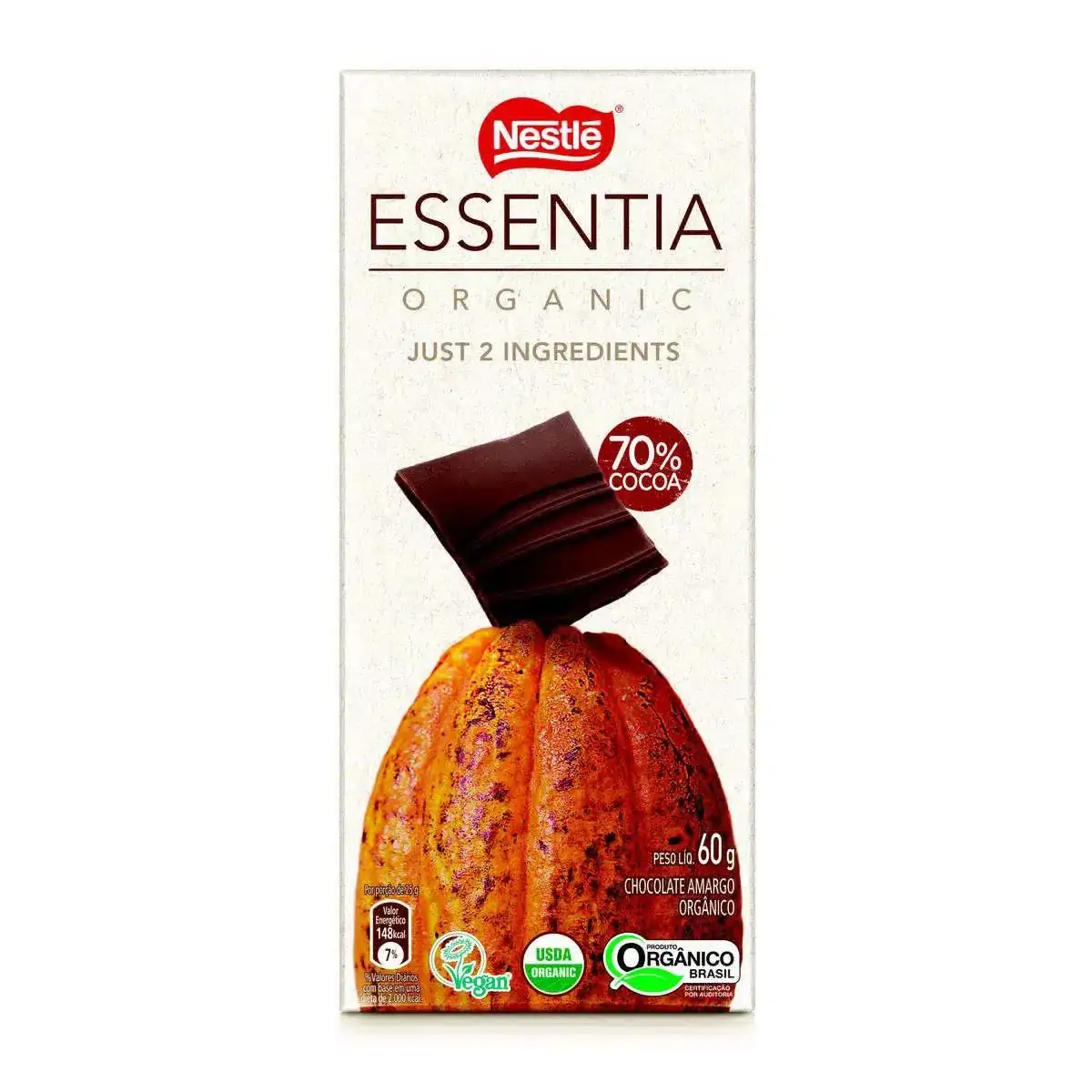 Choc.nestle 60g Essentia 70 Cacau