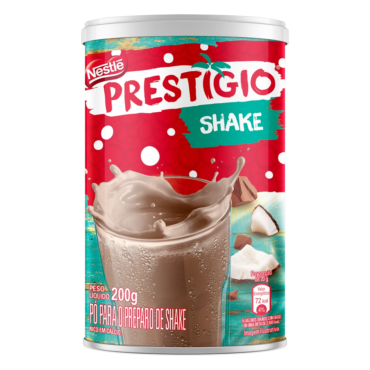 Shake Pó Prestígio Nestlé Lata 200g