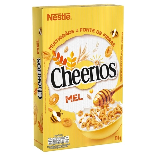 Cereal Matinal Integral Mel Cheerios Caixa 210g