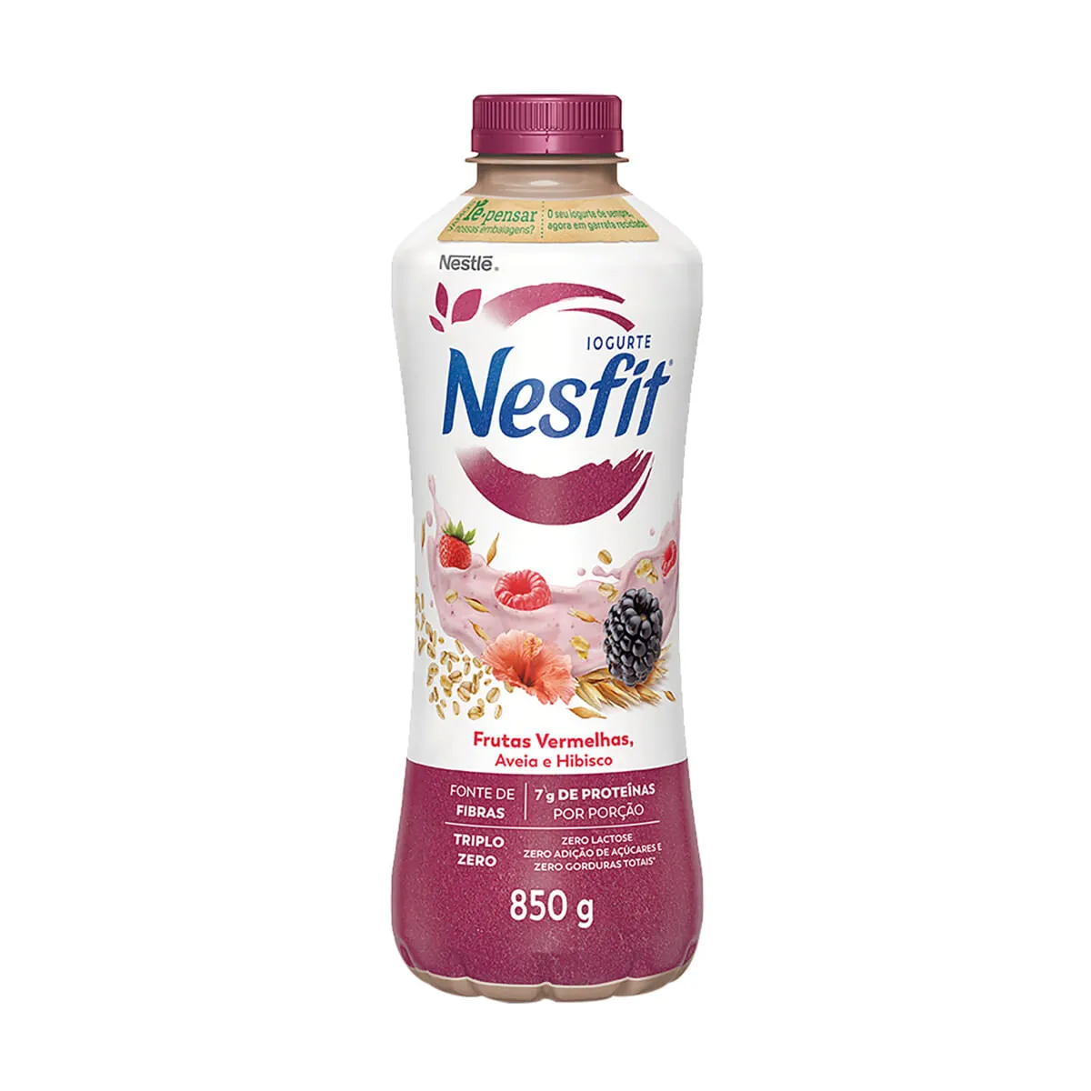 Iogurte Nesfit Frutas Vermelhas, Hibisco e Aveia 850g