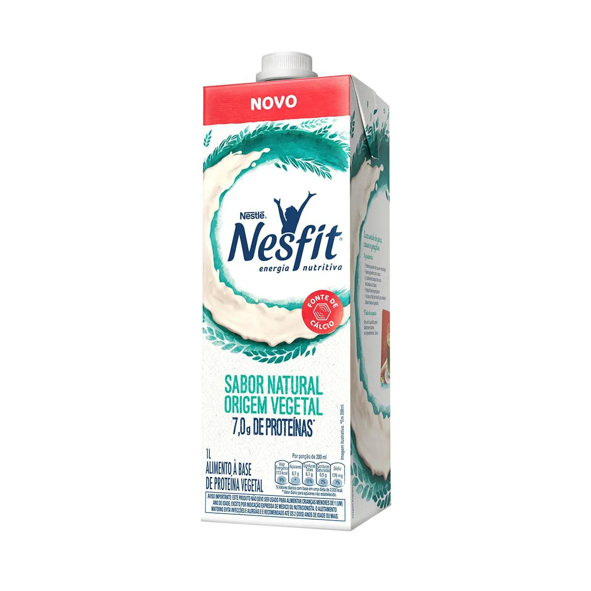 Bebida à Base de Proteína Vegetal Natural Nestlé Nesfit 1L
