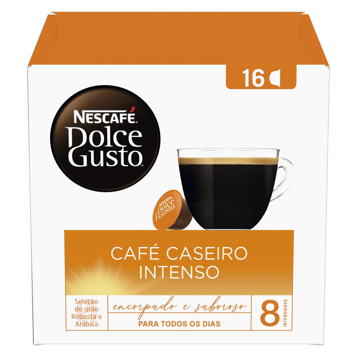 Nescafé Dolce Gusto Café Caseiro Intenso 16 cápsulas 144g
