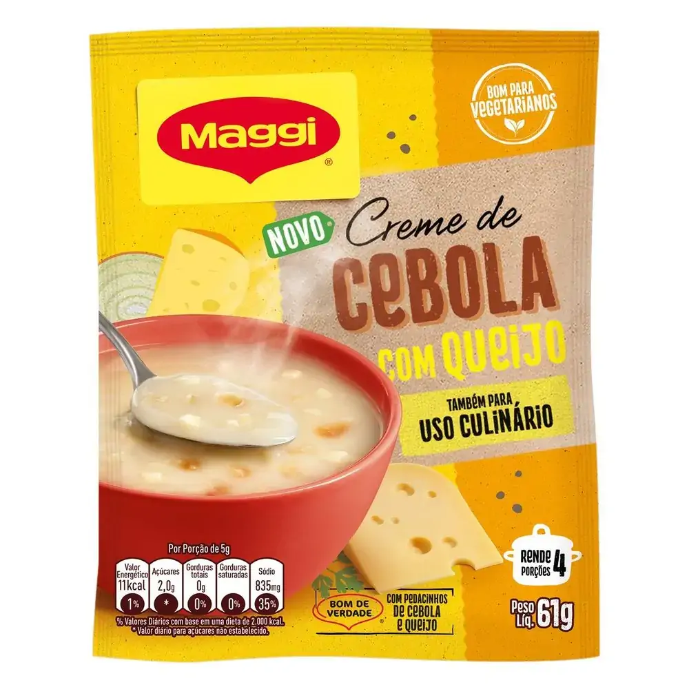 Maggi Creme Cebola Queijo 12 12x61g Br