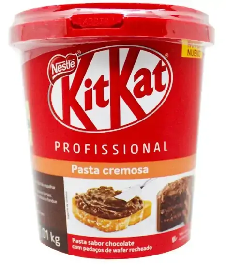 Recheio Chocolate Kitkat Profissional Pote 1,01kg
