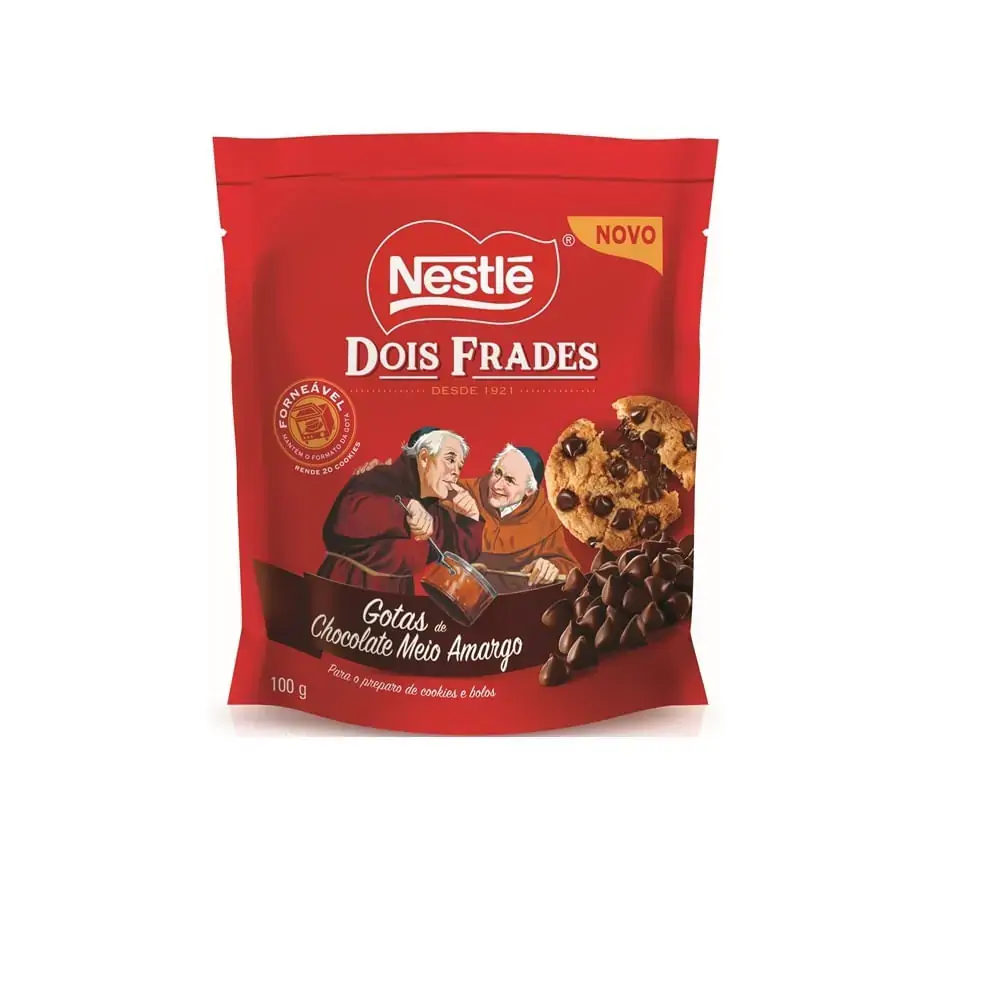 Nestle Gotas Choc Meio Amargo 40x100g Br