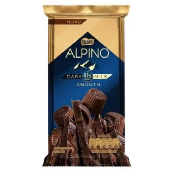 Chocolate Amargo Dark Milk 41 Cacau Smooth Alpino Pacote 85g