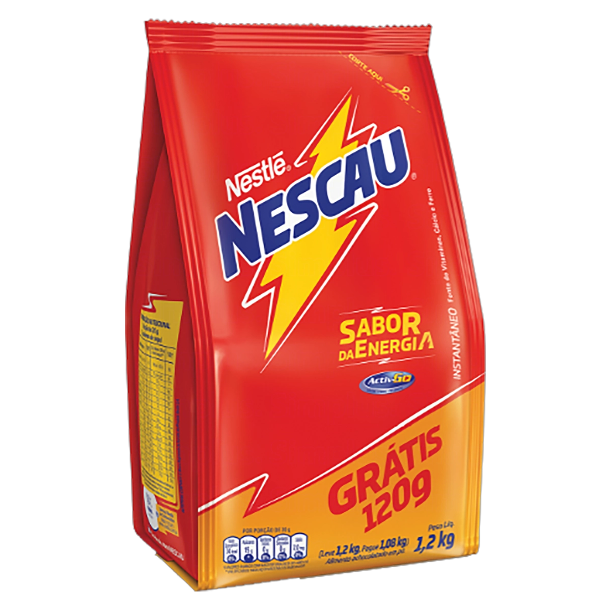 Achocolatado Pó Nescau Pacote Leve 1,2kg Pague 1,08kg