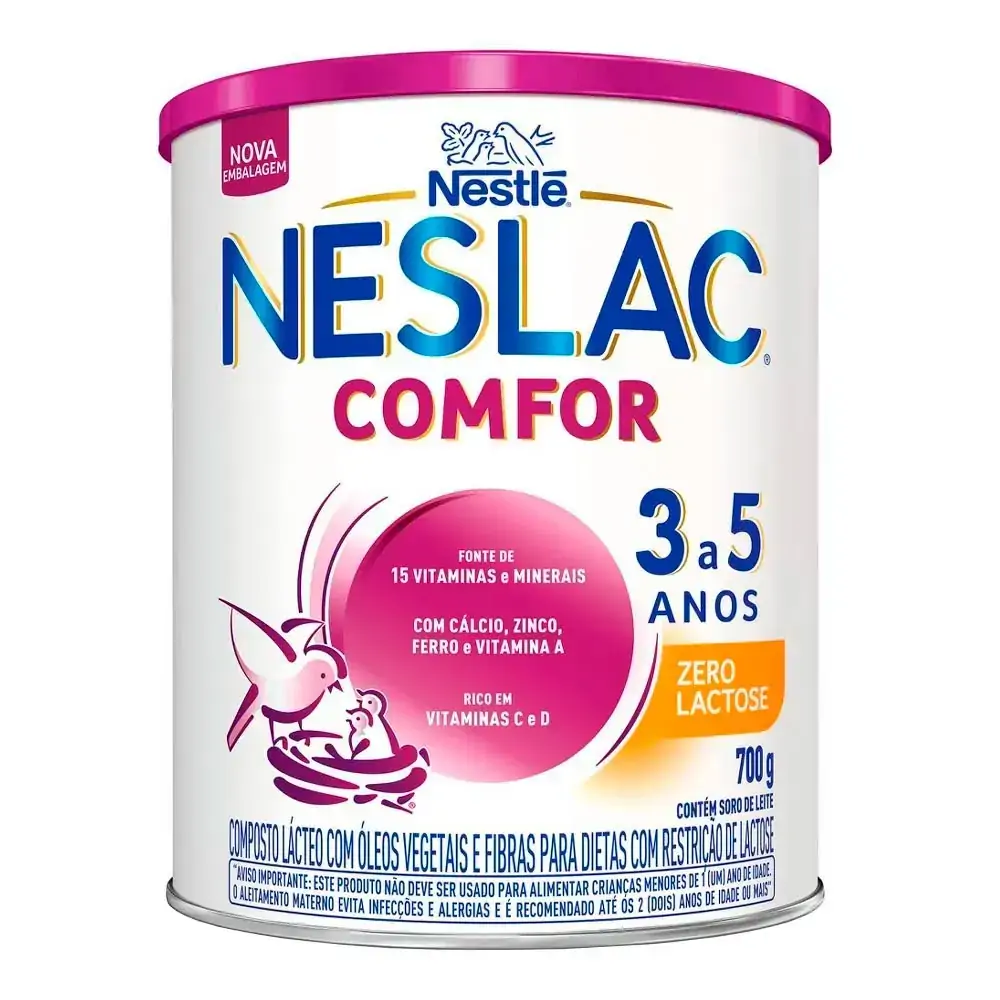 Composto Lácteo Neslac COMFOR Zero Lactose - 700g