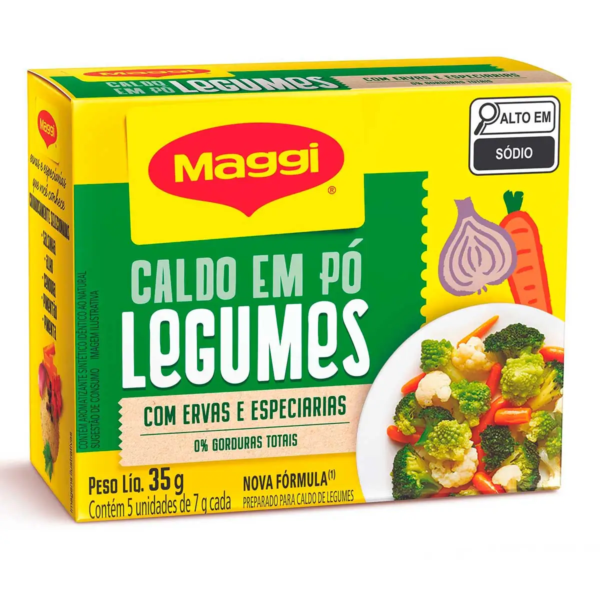 Caldo MAGGI Legumes Pó 35g