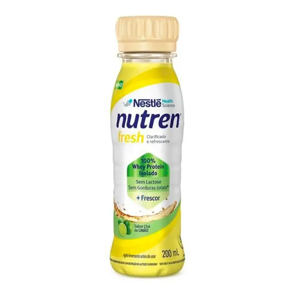 Alimento Chá De Limão Zero Lactose Nutren Fresh Frasco 200ml