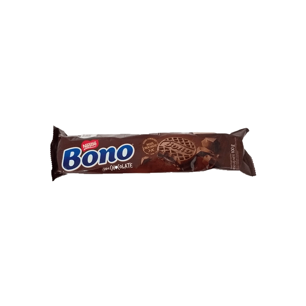 Biscoito Recheio Chocolate Bono Pacote 100g