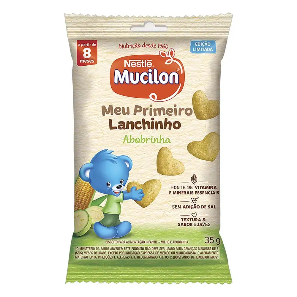 Mucilon Snack Abobrinha 15x35g Br