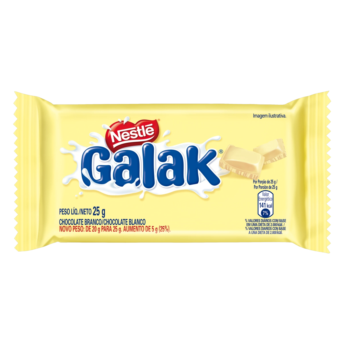 Choc Nestle Galak Choc Bco 22x25g